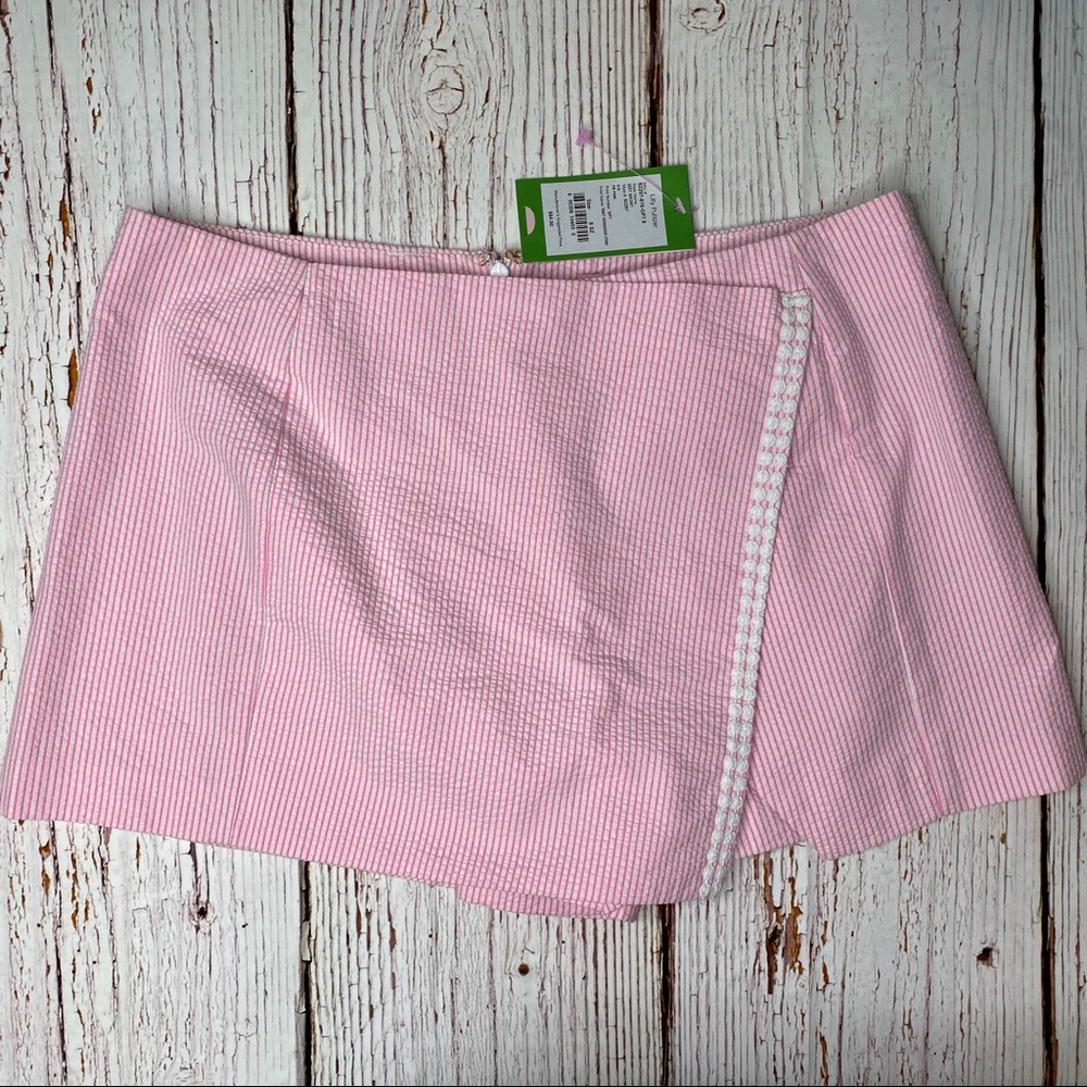 Lilly Pulitzer Izzy Skort in Fancy Seersucker